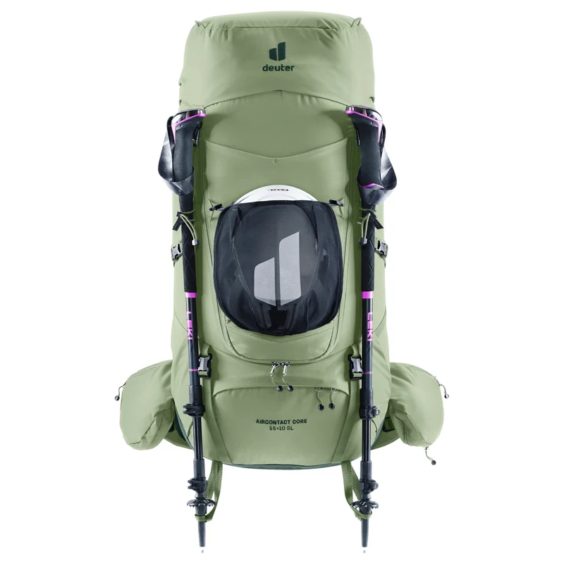 Deuter Aircontact Core 55 + 10 SL - Mochila de trekking (grove-ivy)