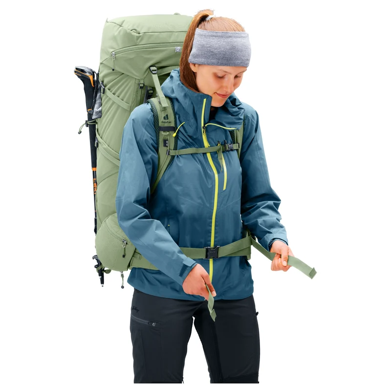 Deuter Aircontact Core 55 + 10 SL - Mochila de trekking (grove-ivy)