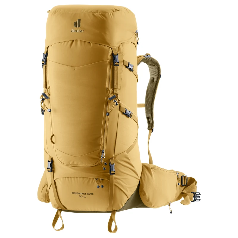 Deuter Aircontact Core 50 + 10 - Mochila de trekking 82 cm (savanna-nori)