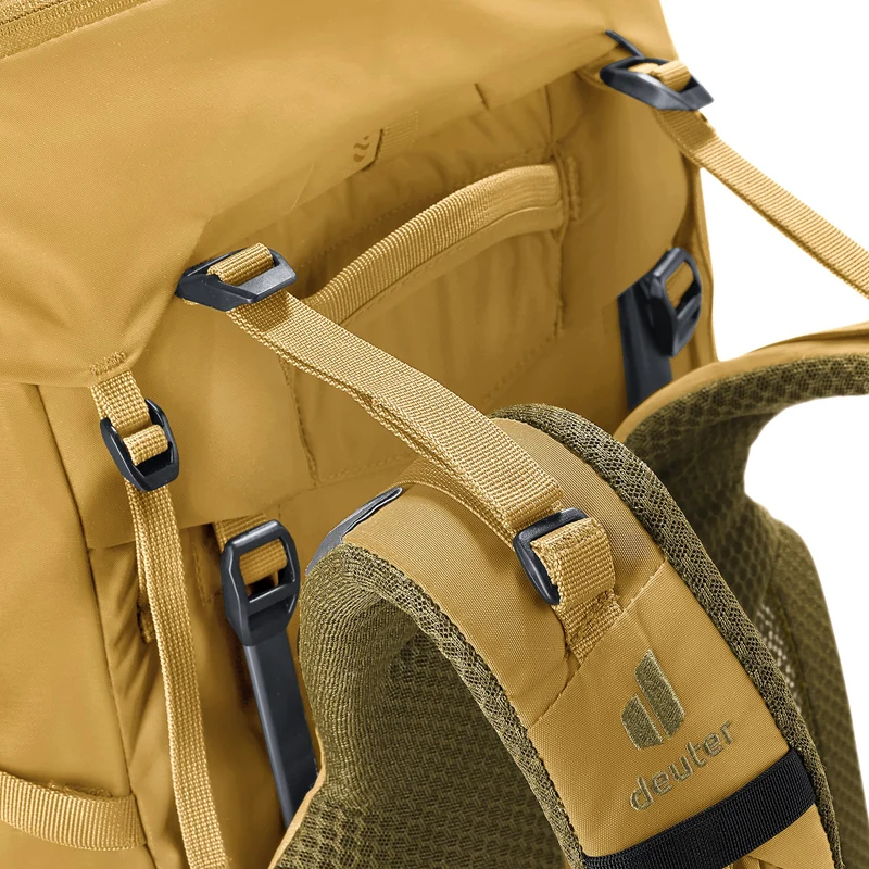 Deuter Aircontact Core 50 + 10 - Mochila de trekking 82 cm (savanna-nori)
