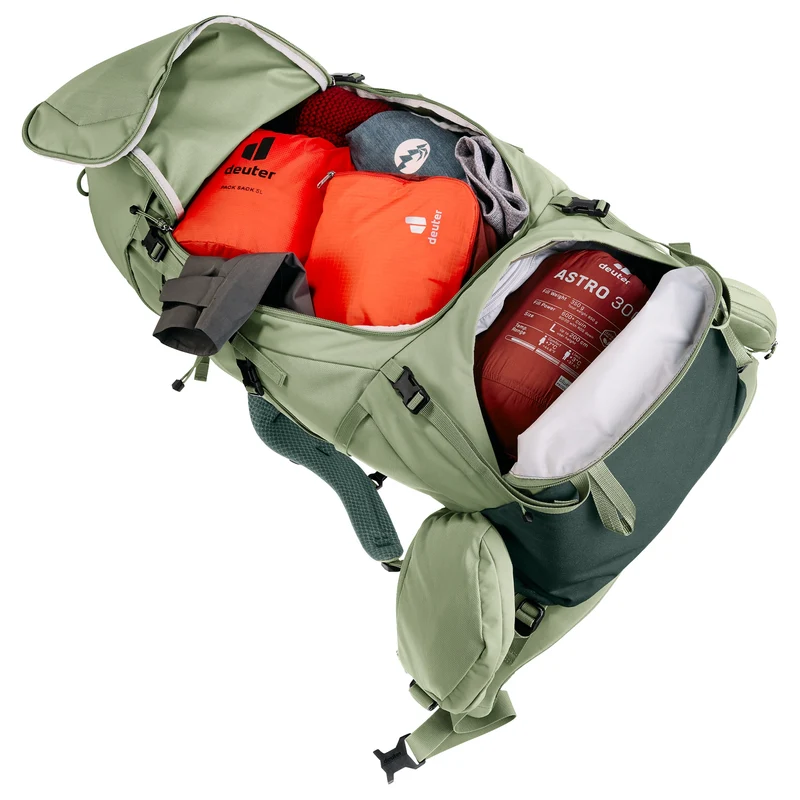 Deuter Aircontact Core 45 + 10 SL - Mochila de trekking 82 cm (grove-ivy)