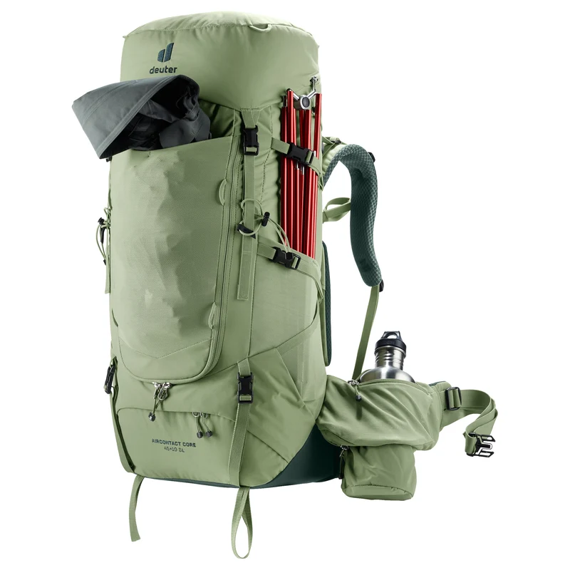 Deuter Aircontact Core 45 + 10 SL - Mochila de trekking 82 cm (grove-ivy)