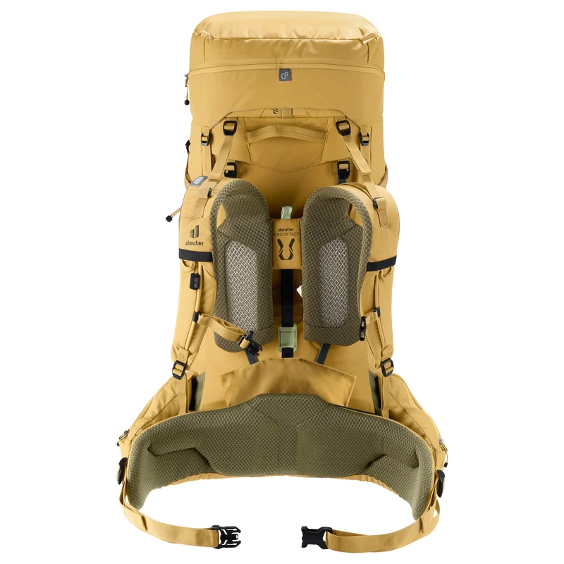 Deuter Aircontact Core 60 + 10 - Mochila de trekking 82 cm (savanna-nori)