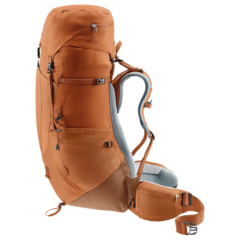 Deuter Aircontact Lite 45 + 10 SL - Mochila de trekking para mujer 73 cm (pecan-mocha)