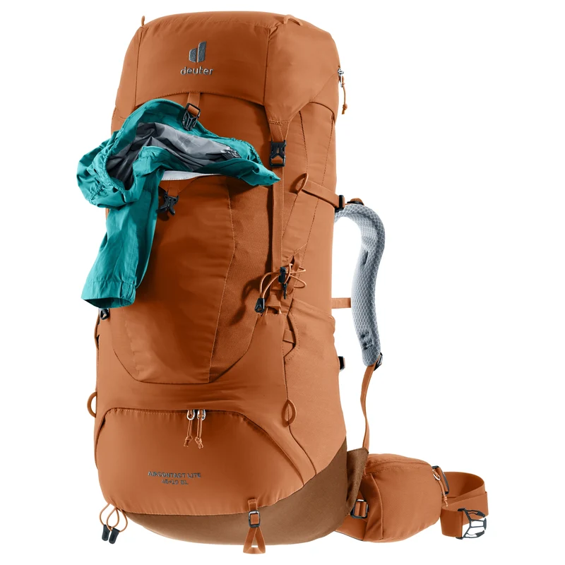 Deuter Aircontact Lite 45 + 10 SL - Mochila de trekking para mujer 73 cm (pecan-mocha)
