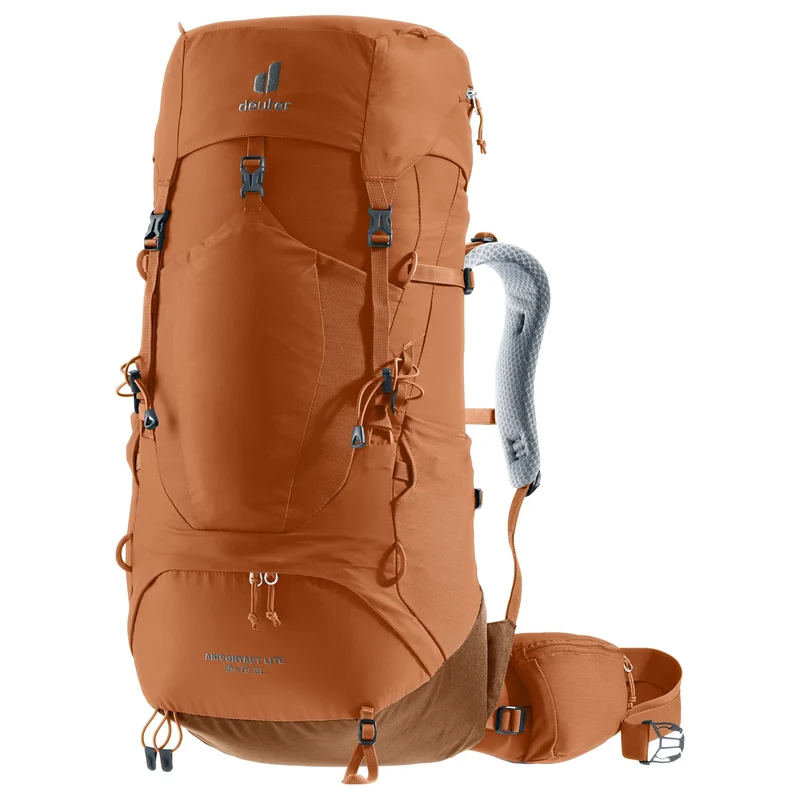 Deuter Aircontact Lite 35 + 10 SL - Mochila de trekking para mujer 70 cm (pecan-mocha)