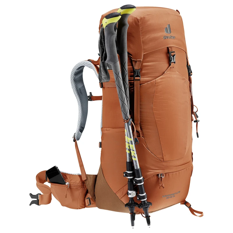 Deuter Aircontact Lite 35 + 10 SL - Mochila de trekking para mujer 70 cm (pecan-mocha)