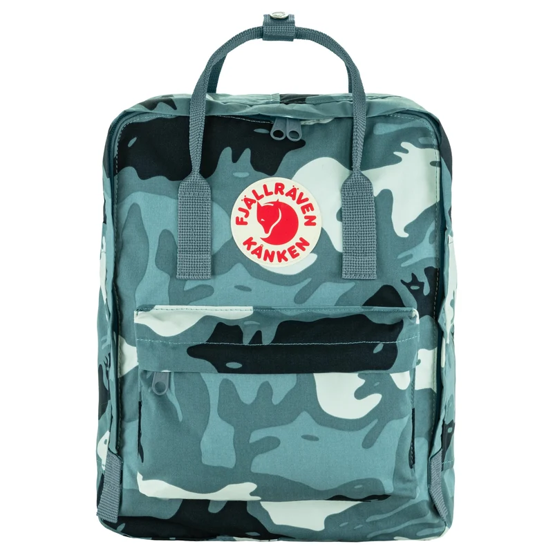 Fjällräven Kånken Graphics - Mochila 38 cm (nimbus blue-hidden animals)