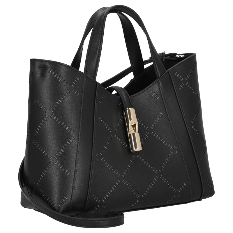 Furla Goccia Tote - Bolso de mano S 27 cm (nero)
