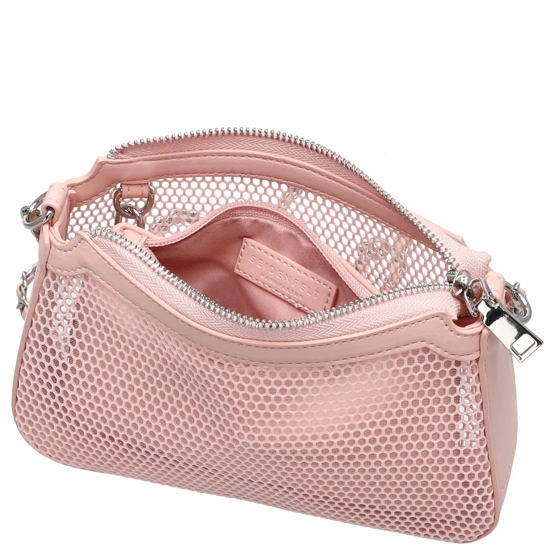 Seidenfelt Halkia - Bolso bandolera 20 cm (tulle pink)