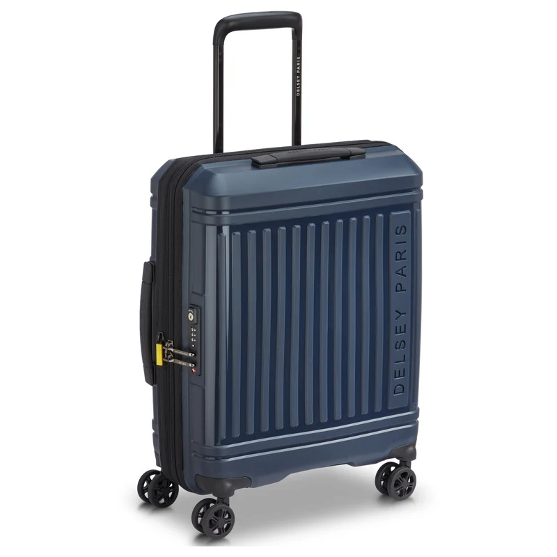 Delsey Paris Lutece SE - Trolley de cabina Slim 4 ruedas 55 cm expandible (navy blue)