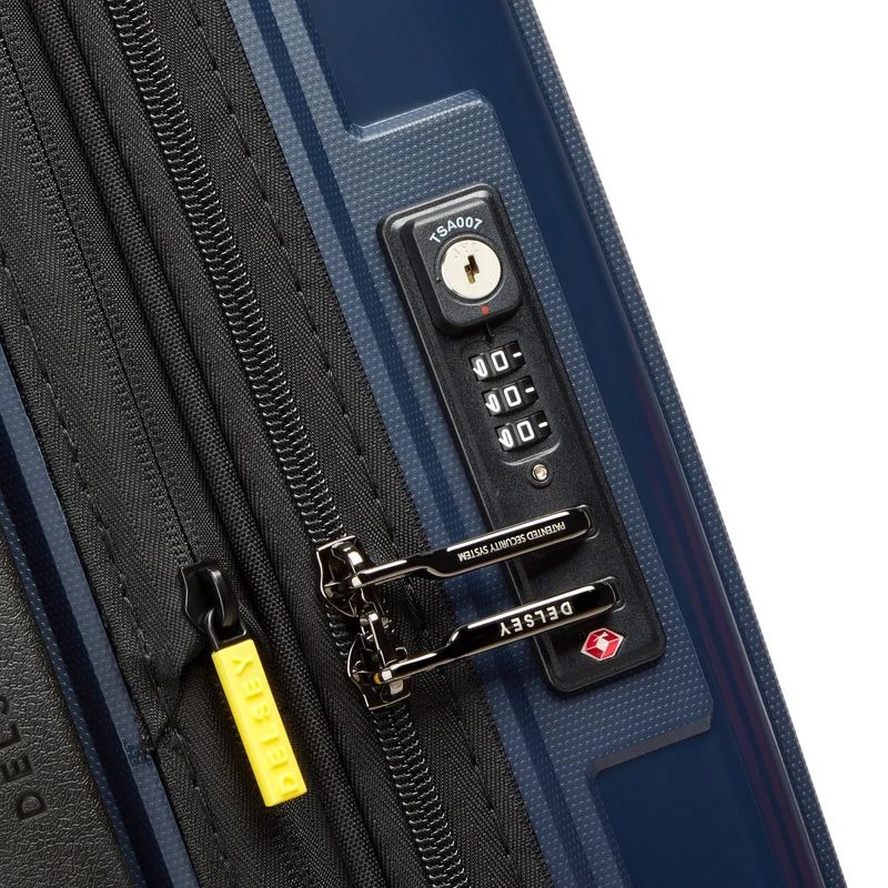 Delsey Paris Lutece SE - Trolley de cabina Slim 4 ruedas 55 cm expandible (navy blue)