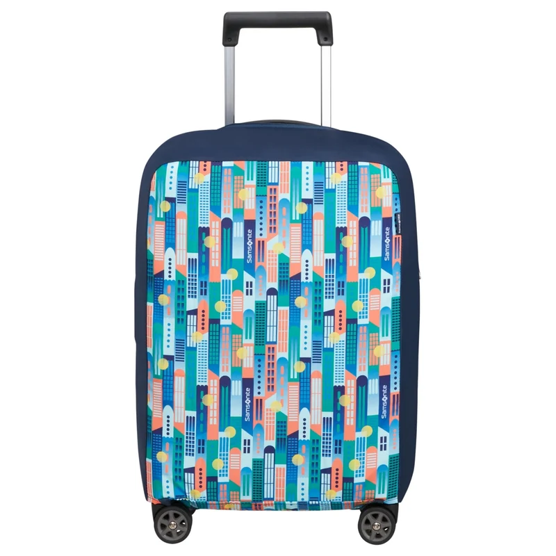 Samsonite Ta Revolution Foldable Funda protectora para maleta S - Funda para lluvia (city print)
