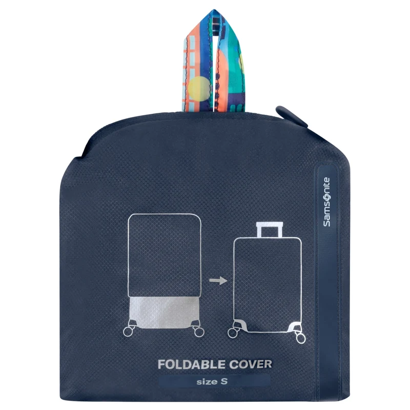 Samsonite Ta Revolution Foldable Funda protectora para maleta S - Funda para lluvia (city print)