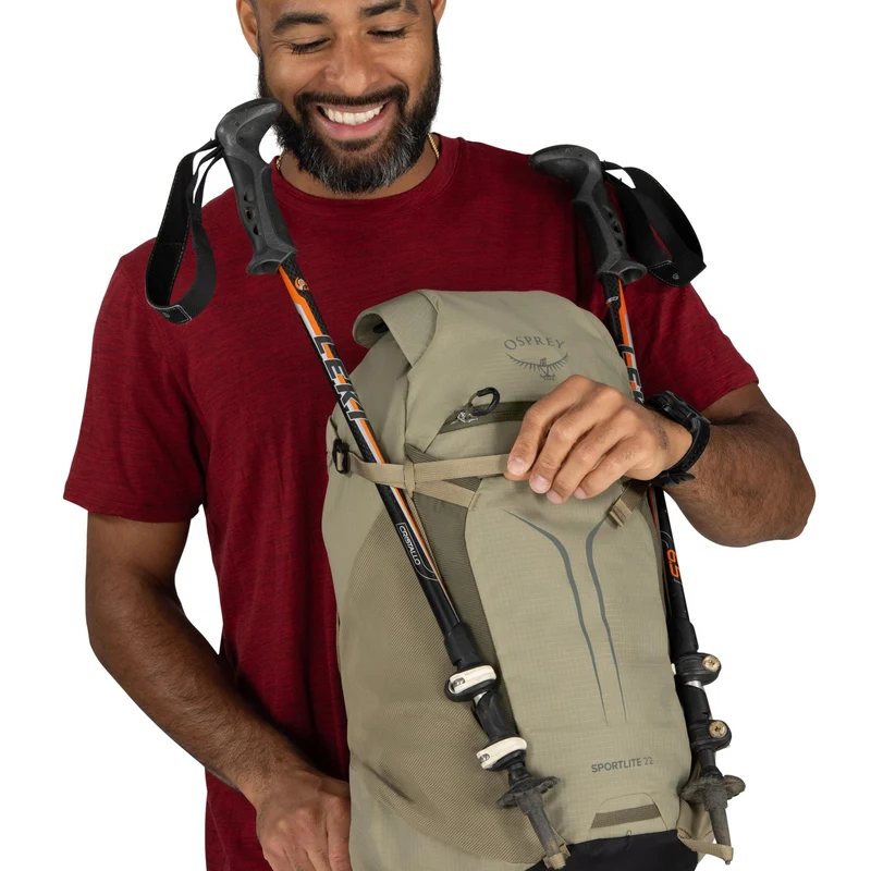 Osprey Sportlite 22 - Mochila de senderismo 52 cm (olive tan)