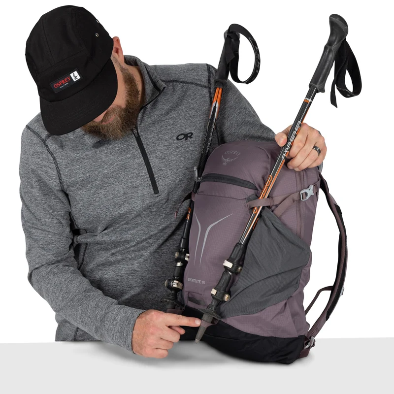 Osprey Sportlite 15 - Mochila de senderismo 44 cm (graphite purple)