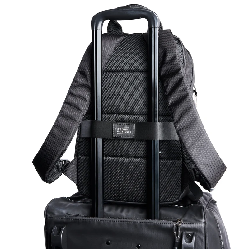Camel Active Connect Backpack - Mochila/Mochila de viaje S 12" 39 cm (black)