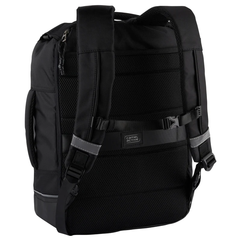Camel Active Connect Backpack - Mochila/Mochila de viaje L 15" 42 cm (black)
