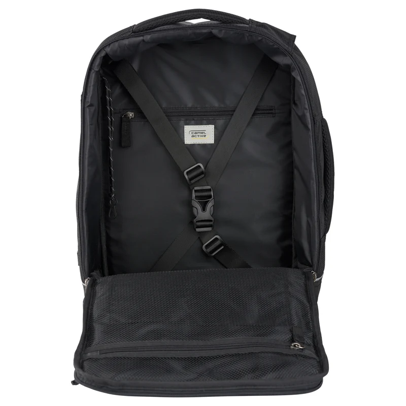 Camel Active Connect Backpack - Mochila/Mochila de viaje L 15" 42 cm (black)