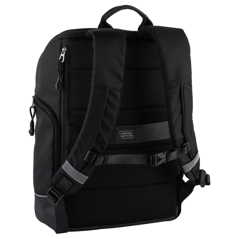 Camel Active Connect Backpack - Mochila/Mochila de viaje M 15" 44 cm (black)