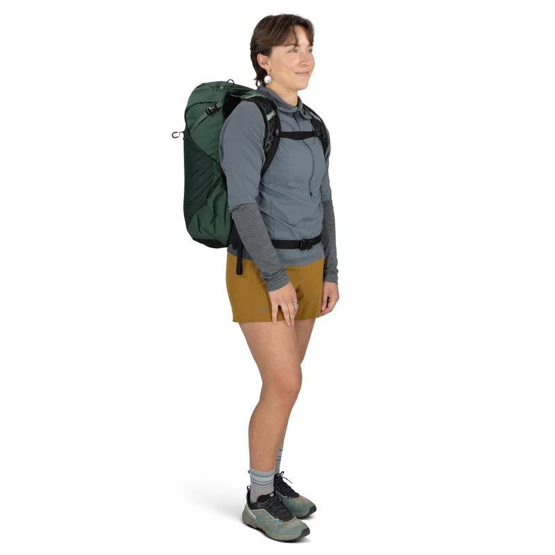 Osprey Hikelite LT 30 - Mochila de senderismo 55 cm (tundra green)