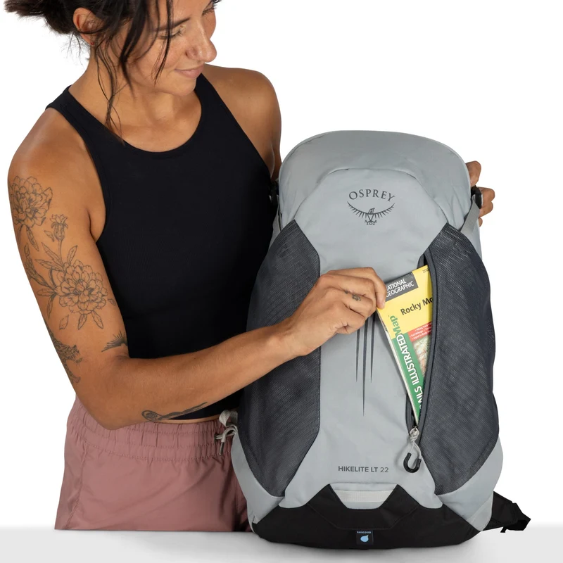 Osprey Hikelite LT 22 - Mochila de senderismo 50 cm (silver lining)