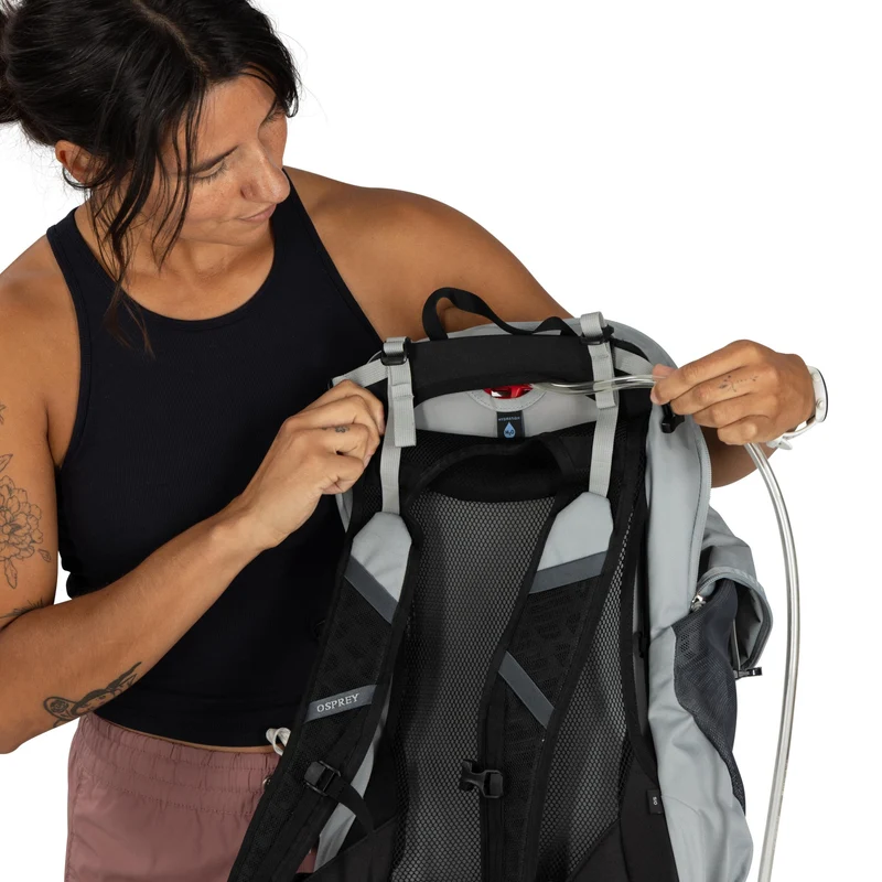 Osprey Hikelite LT 22 - Mochila de senderismo 50 cm (silver lining)