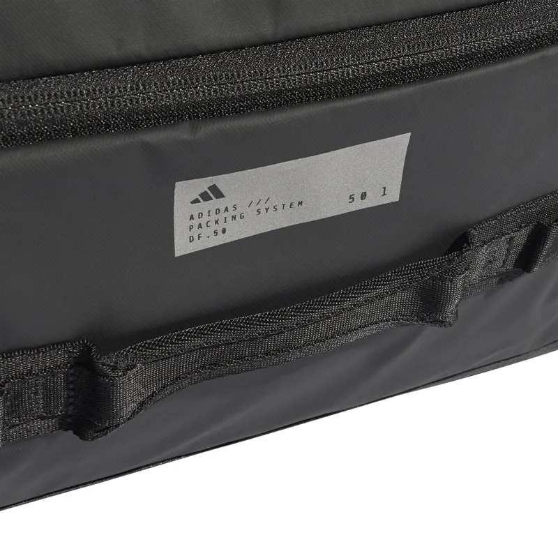 adidas Hybrid Duffle - Bolsa de viaje (black/refsil)
