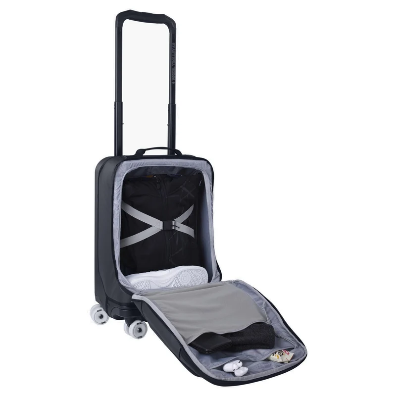 Evoc 4-Wheel Trolley 40 - Trolley de cabina con 4 ruedas S 56 cm (carbon grey-black)