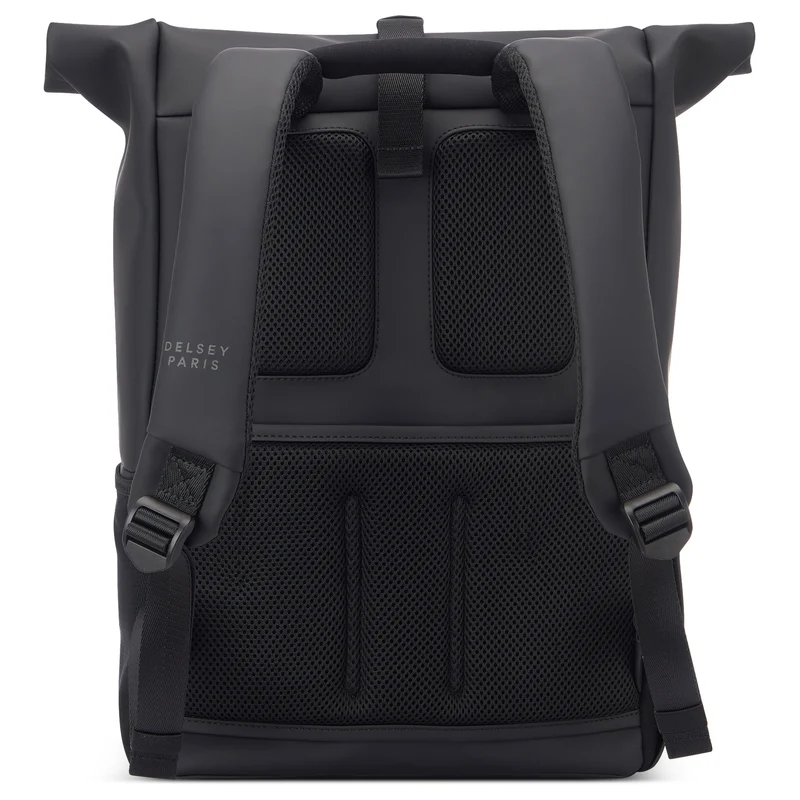 Delsey Paris Turenne Soft Rolltop - Mochila 46 cm (schwarz)