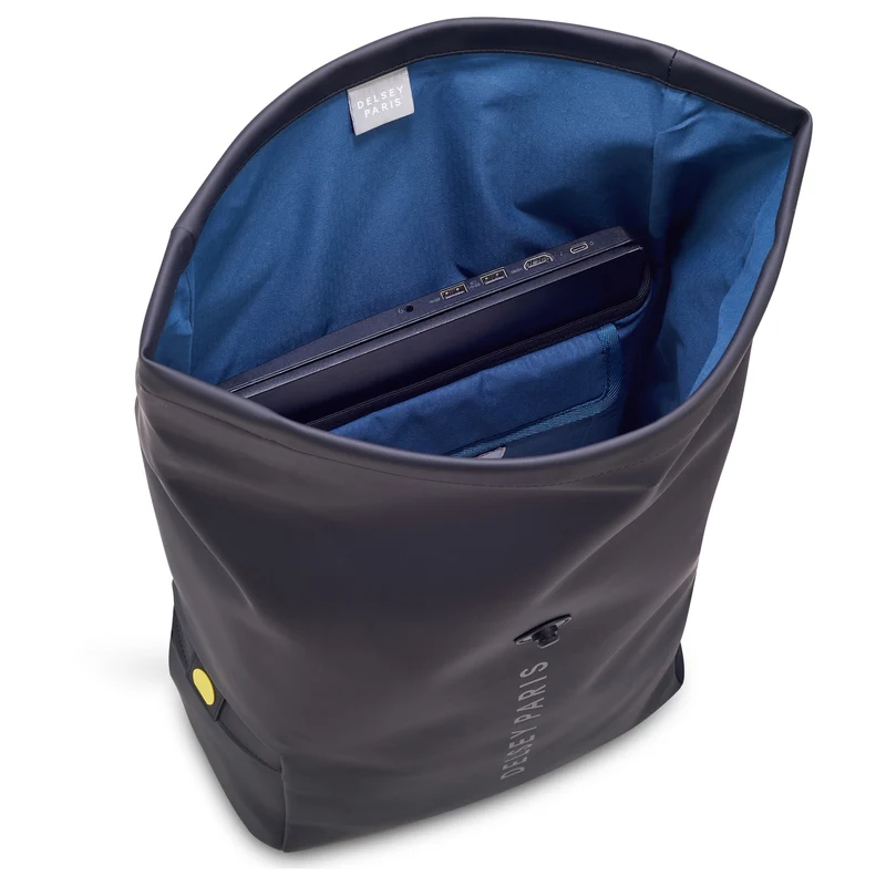 Delsey Paris Turenne Soft Rolltop - Mochila 46 cm (schwarz)
