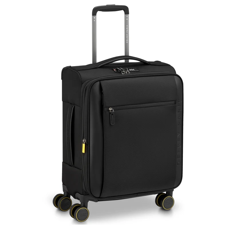 Delsey Paris Montmartre 3 - Trolley de cabina con 4 ruedas 55 cm expandible (schwarz)