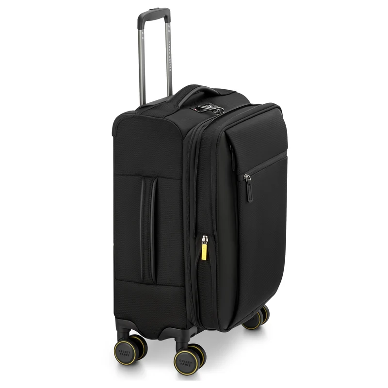 Delsey Paris Montmartre 3 - Trolley de cabina con 4 ruedas 55 cm expandible (schwarz)