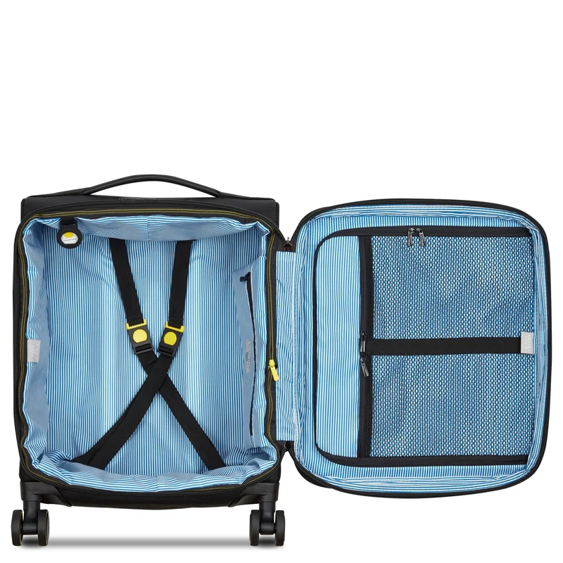 Delsey Paris Montmartre 3 - Trolley de cabina con 4 ruedas 55 cm expandible (schwarz)