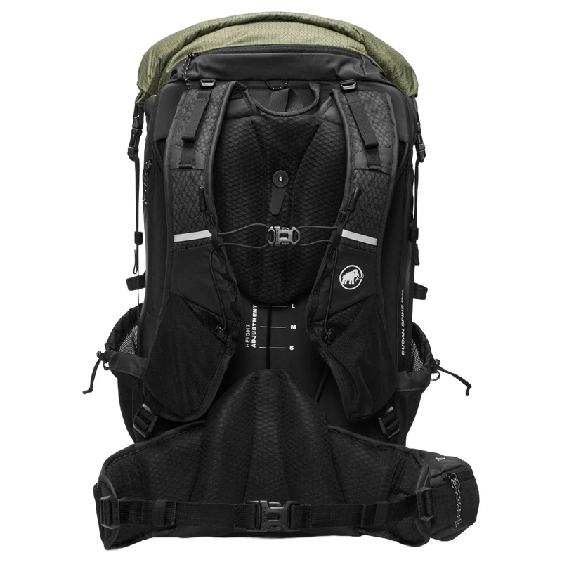 Mammut Ducan Spine 28-35 - Mochila de senderismo 61 cm (marsh-black)