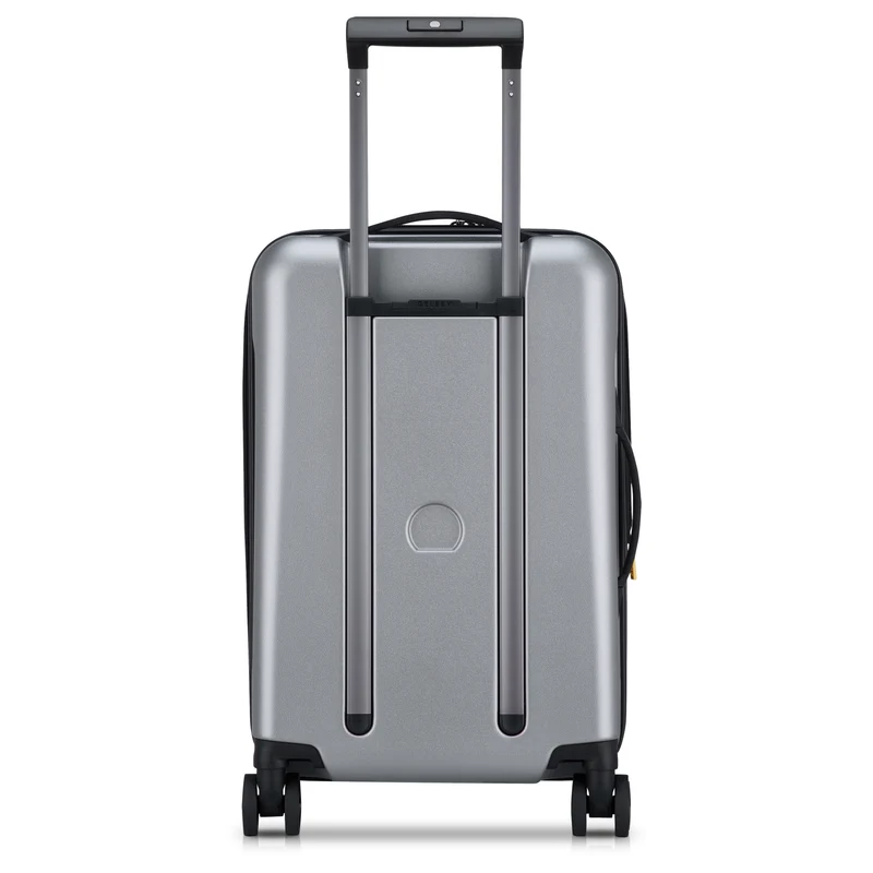 Delsey Paris Turenne 2.0 - Trolley de cabina con 4 ruedas y bolsillo delantero 55 cm USB erw. (silber)