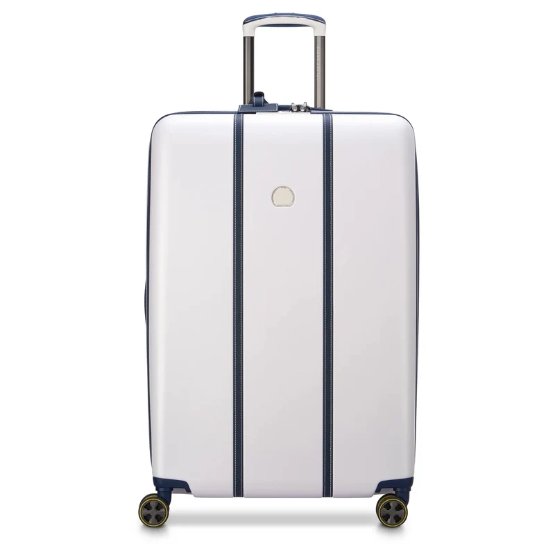 Delsey Paris Cadence - Trolley de 4 ruedas 76 cm expandible (elfenbein/blau)