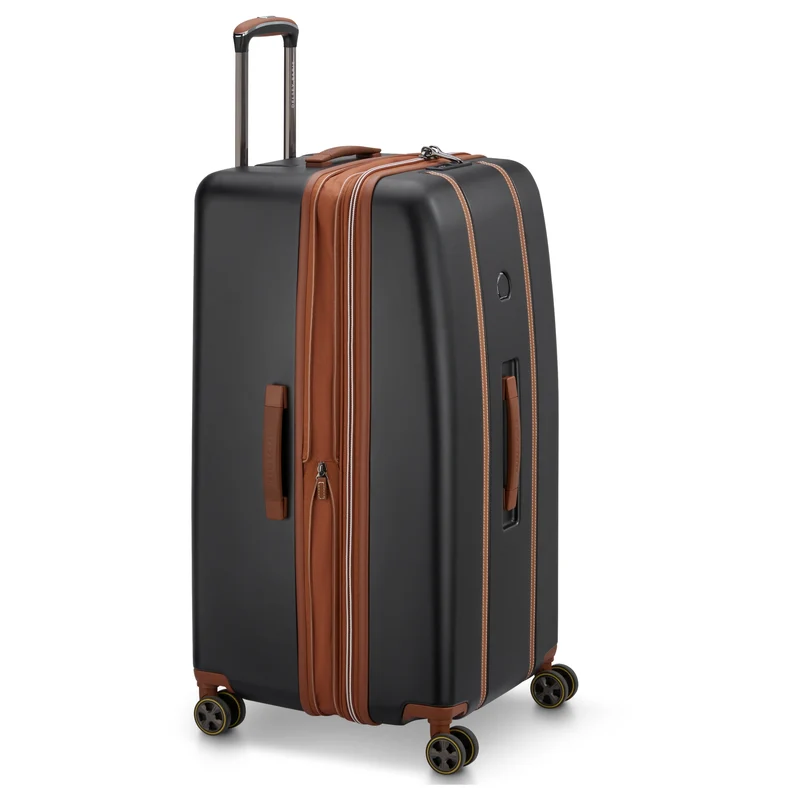 Delsey Paris Cadence Trunk - Trolley de 4 ruedas 80 cm expandible (schwarz)