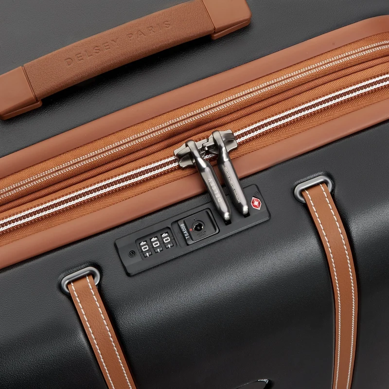 Delsey Paris Cadence Trunk - Trolley de 4 ruedas 80 cm expandible (schwarz)