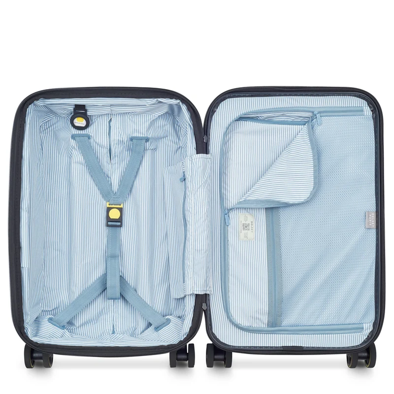 Delsey Paris Turenne 2.0 - Trolley de cabina con 4 ruedas y bolsillo delantero 55 cm USB erw. (backstein)