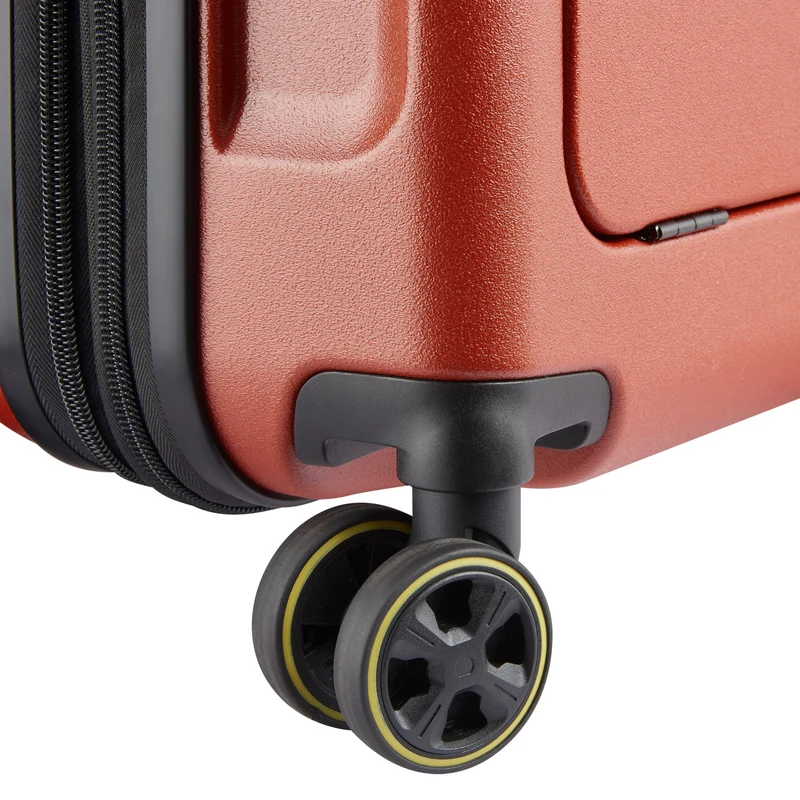 Delsey Paris Turenne 2.0 - Trolley de cabina con 4 ruedas y bolsillo delantero 55 cm USB erw. (backstein)