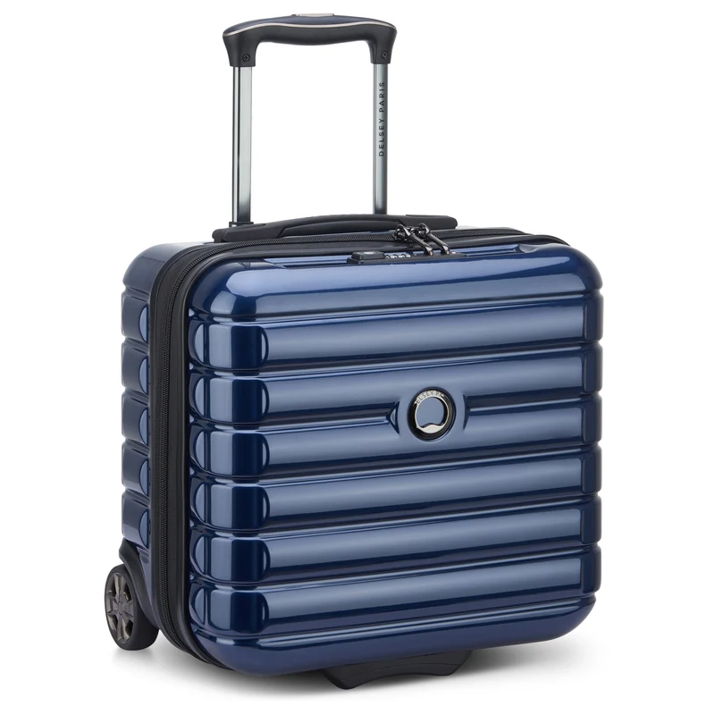 Delsey Paris Shadow 5.0 - Trolley de negocios con 2 ruedas 38 cm expandible (marineblau)