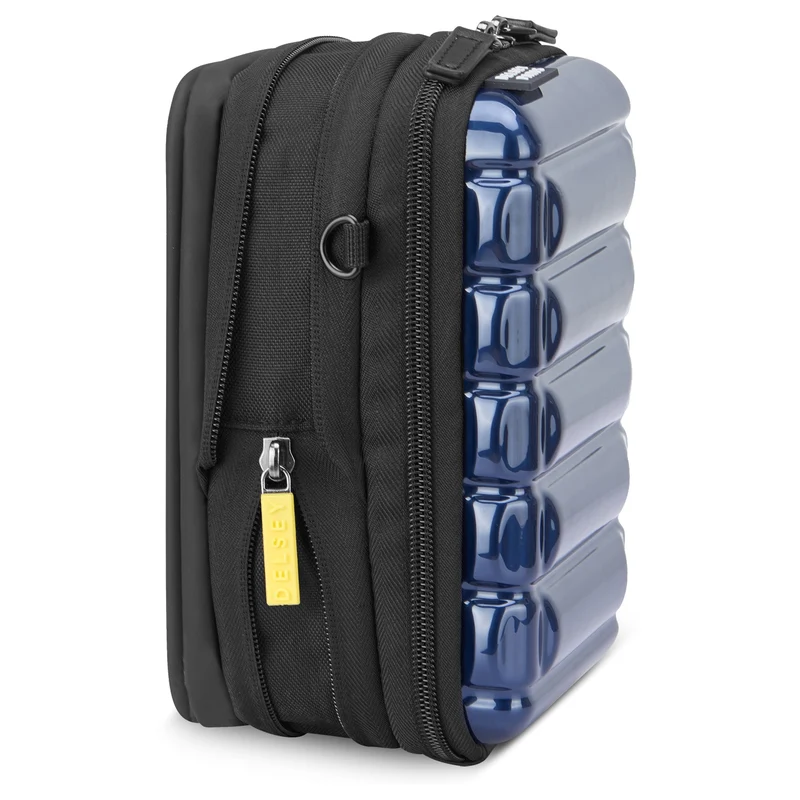 Delsey Paris Shadow 5.0 - Bolso bandolera 20 cm expandible (marineblau)