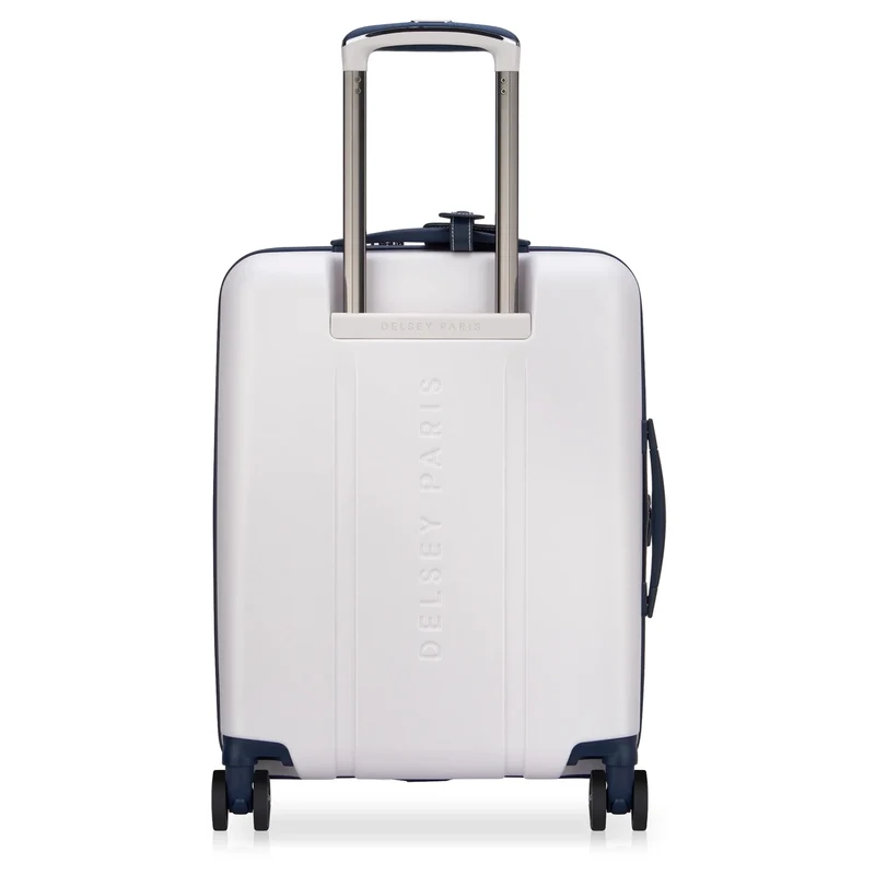 Delsey Paris Cadence - Trolley de cabina Slim 4 ruedas 55 cm expandible (elfenbein/blau)