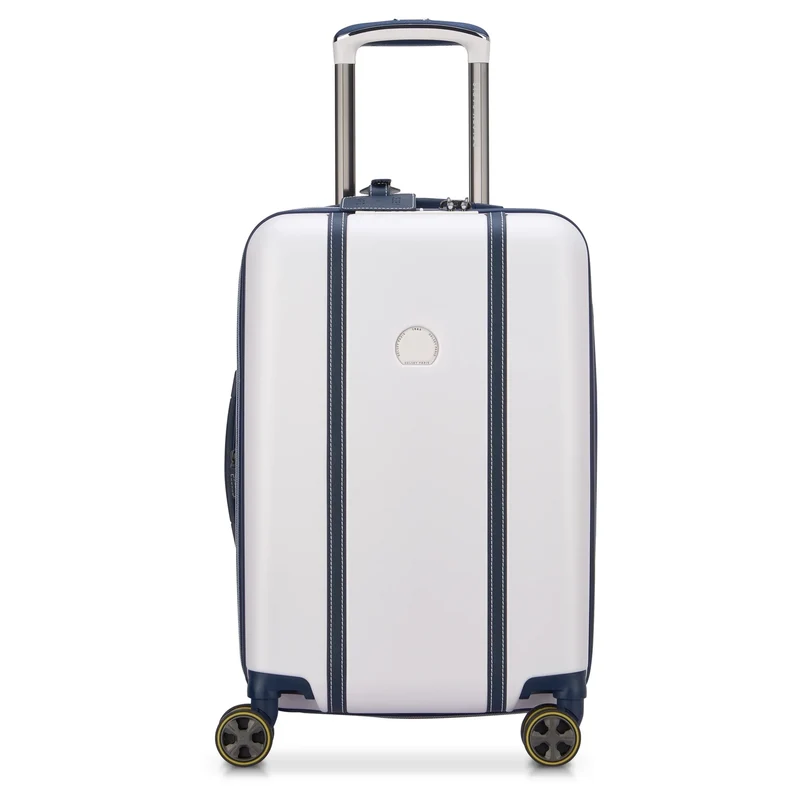 Delsey Paris Cadence - Trolley de cabina de 4 ruedas 55 cm expandible (elfenbein/blau)
