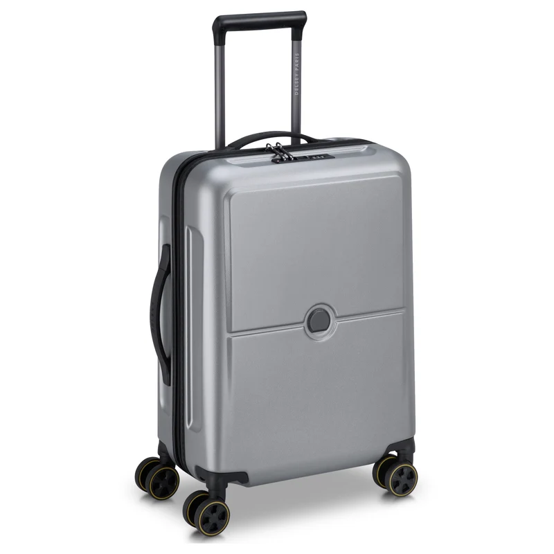 Delsey Paris Turenne 2.0 - Trolley de cabina slim con 4 ruedas 55 cm (silber)