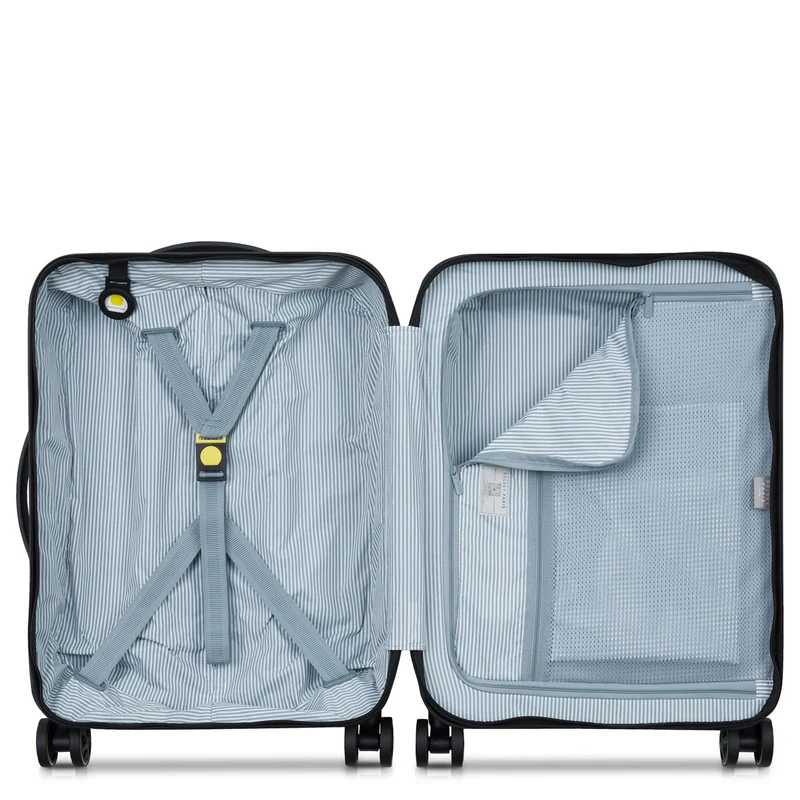Delsey Paris Turenne 2.0 - Trolley de cabina slim con 4 ruedas 55 cm (silber)