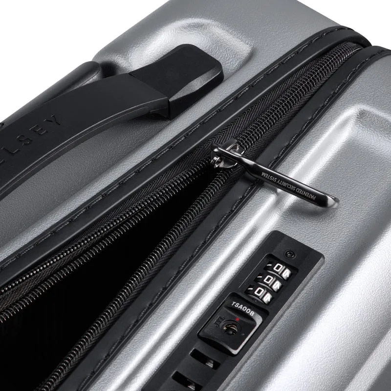 Delsey Paris Turenne 2.0 - Trolley de cabina slim con 4 ruedas 55 cm (silber)