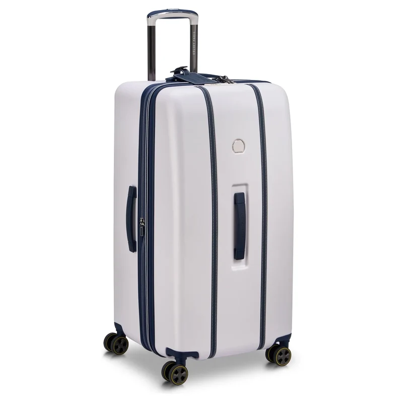 Delsey Paris Cadence Trunk - Trolley de 4 ruedas 80 cm expandible (elfenbein/blau)