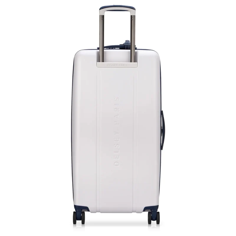 Delsey Paris Cadence Trunk - Trolley de 4 ruedas 80 cm expandible (elfenbein/blau)